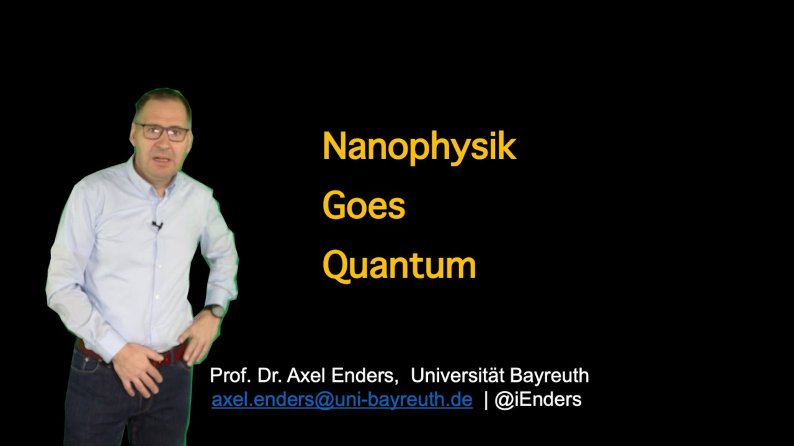 Youtube-Video: Nanophysik goes Quantum
