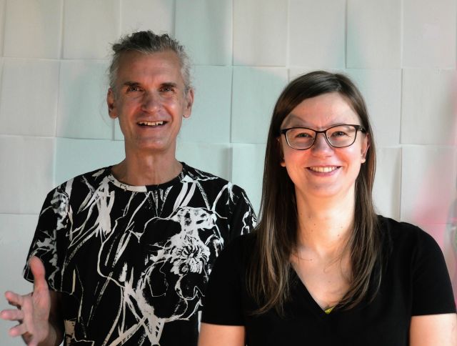 Prof. Dr. Matthias Schmidt und Sophie Hermann M.Sc. Foto: LS Theoretische Physik II, Universität Bayreuth.