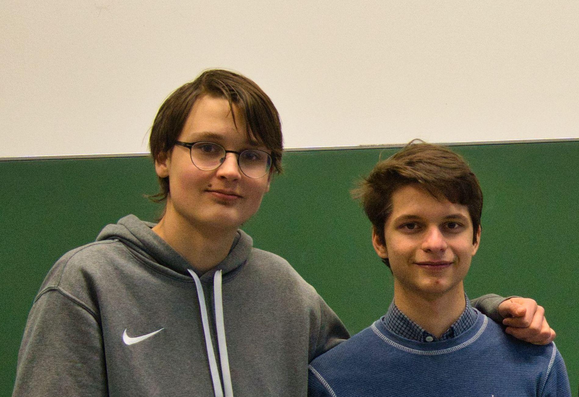 Luan Janal und Terek Becic (v.l.).