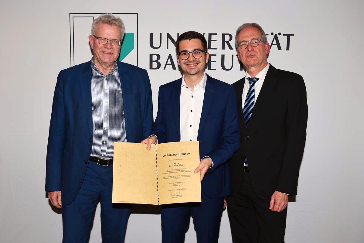 Preis der Stadt Bayreuth für Dr. Fabian Eller