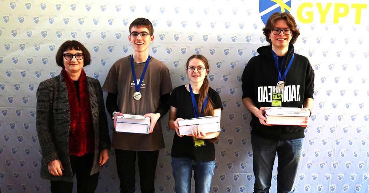 From left: Dr. Heike Riel, Benjamin Graf, Elisa Schöps and Alan Stranjak.