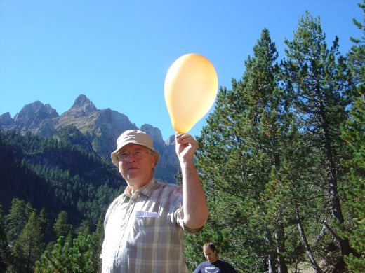Prof. Dr. Friedrich Busse und der "Busse Balloon"